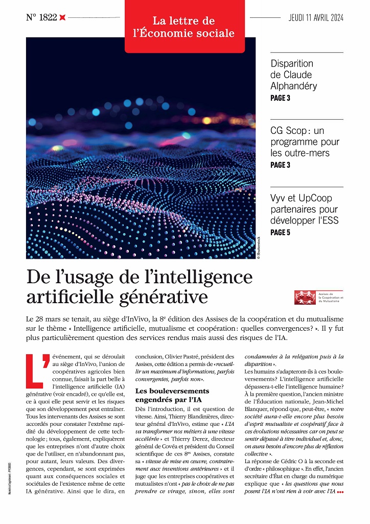 De l'usage de l'intelligence artificielle générative
