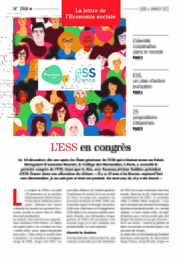 L’ESS en congrès