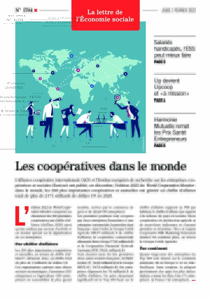 Les coopératives dans le monde