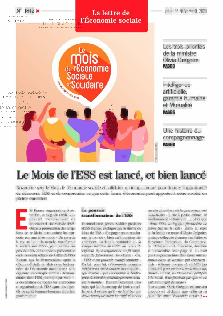 Le Mois de l’ESS est lancé, et bien lancé