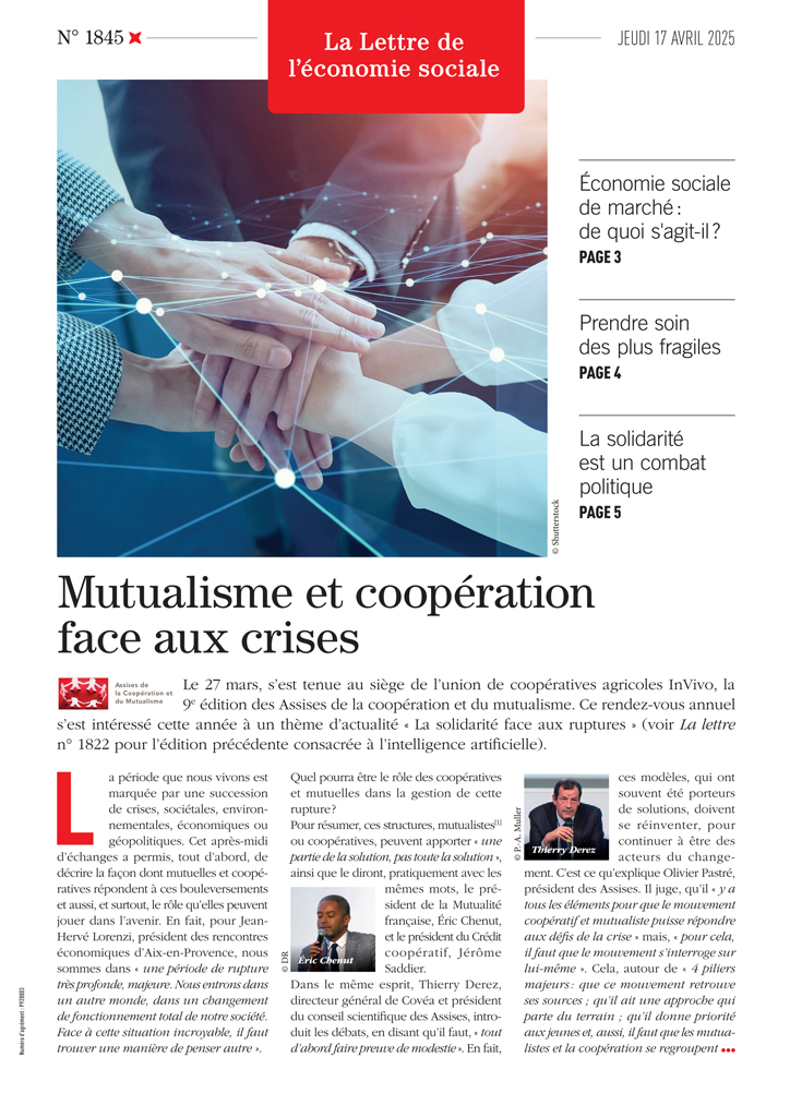 Mutualisme et coopération face aux crises