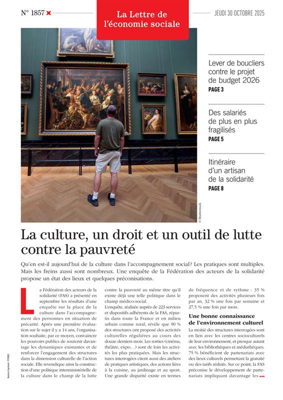 La culture, un droit et un outil de lutte contre la pauvreté