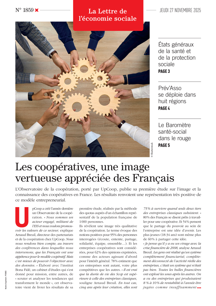Les coopératives, une image vertueuse appréciée des Français