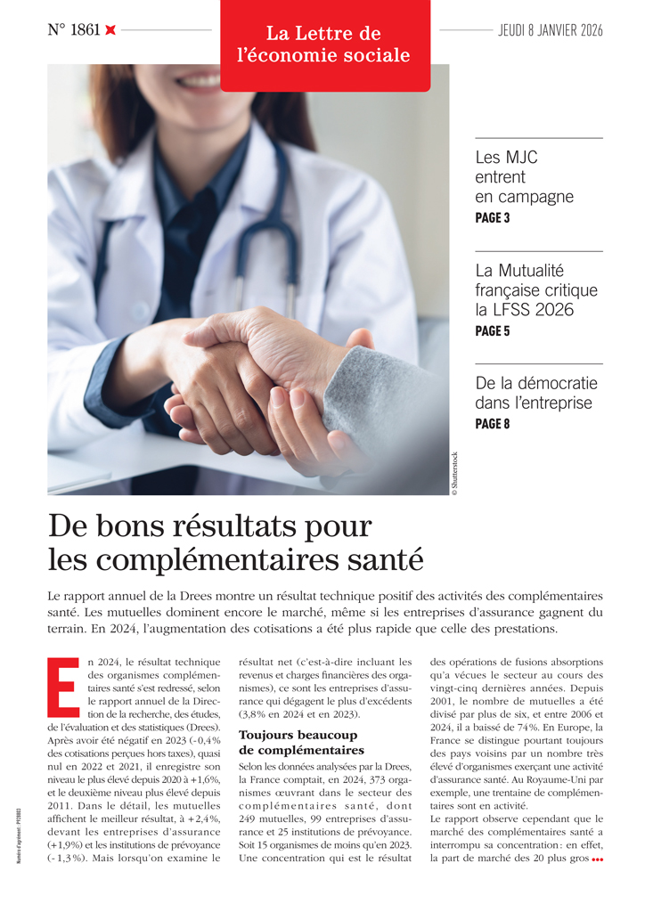 De bons résultats pour les complémentaires santé