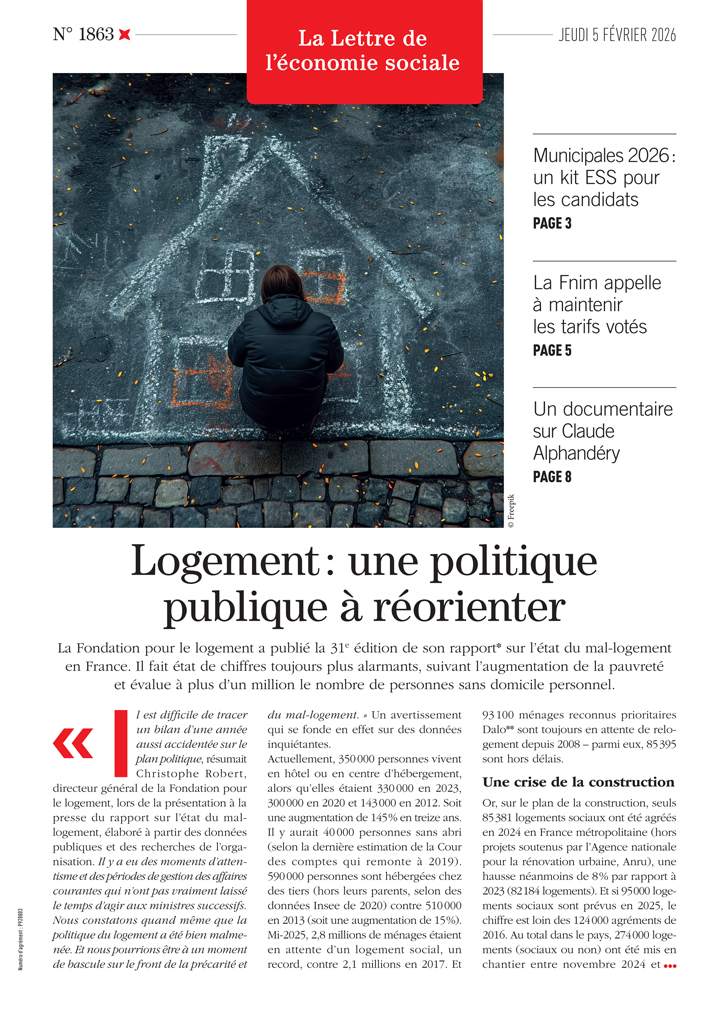 Logement: une politique publique à réorienter
