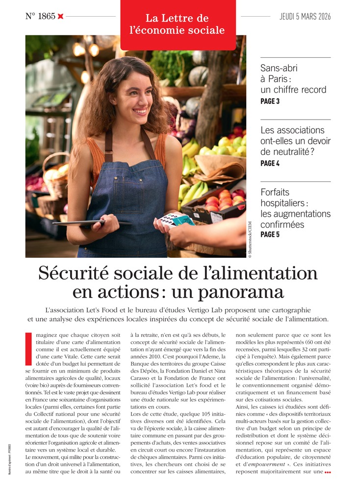 Sécurité sociale de l'alimentation en actions: un panorama