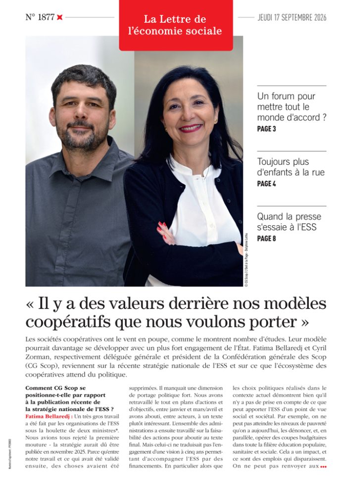 « Il y a des valeurs derrière nos modèles coopératifs que nous voulons porter »
