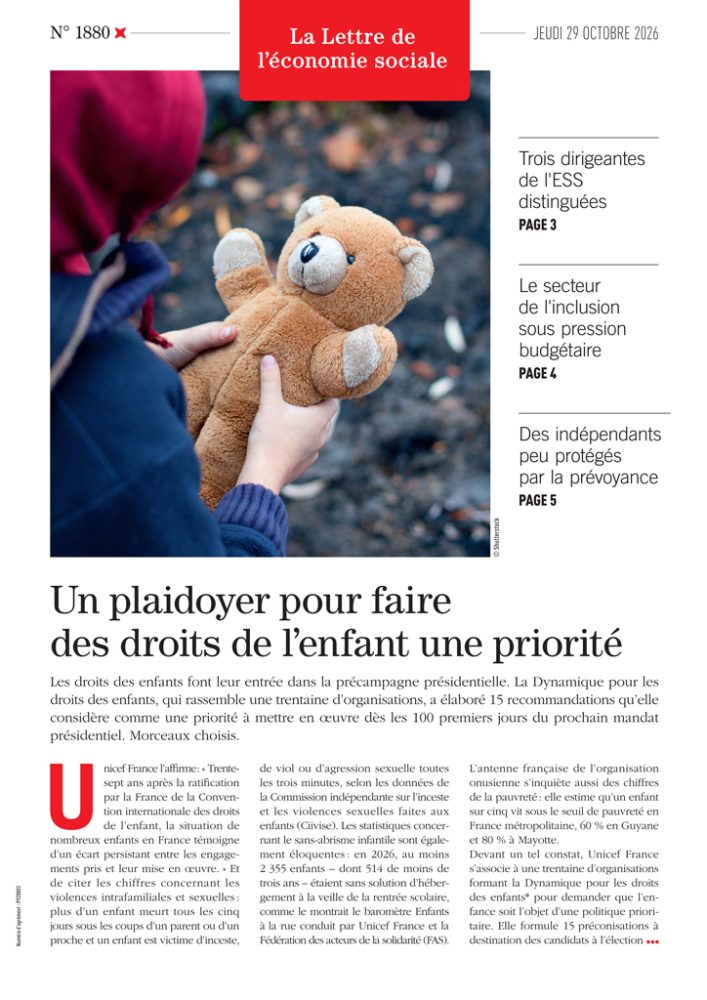 Un plaidoyer pour faire des droits de l'enfant une priorité